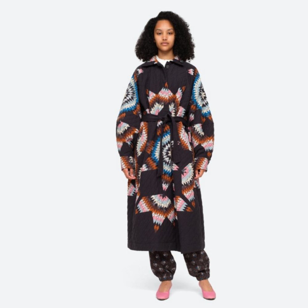 Sea New York Lindstrom Quilted Coat Sz XS